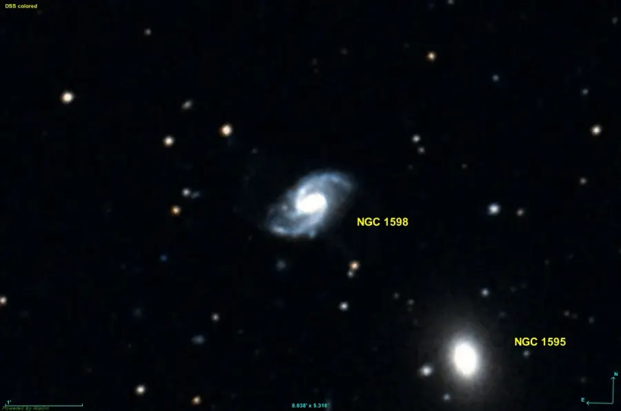 The NGC 1598 card