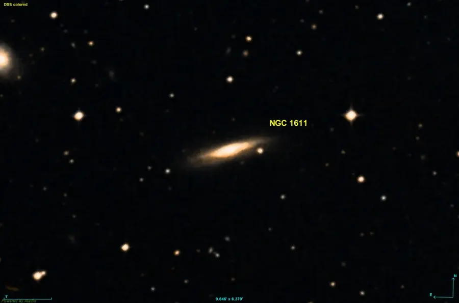 The NGC 1611 card