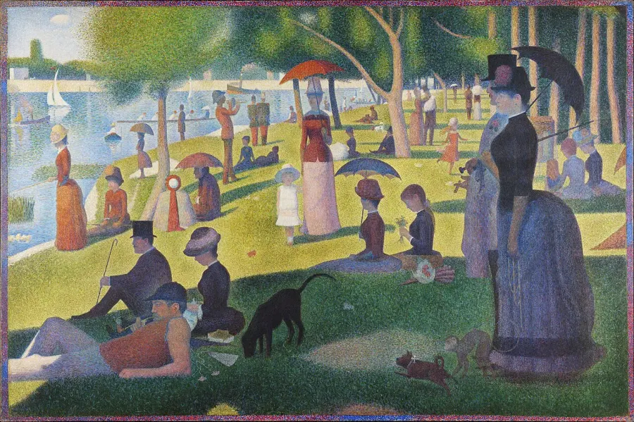 The A Sunday Afternoon on the Island of La Grande Jatte card