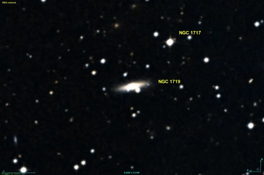 The NGC 1719 card