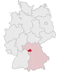 La carte Arrondissement de Neustadt an der Aisch-Bad Windsheim