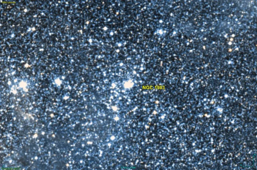 La carte NGC 1983