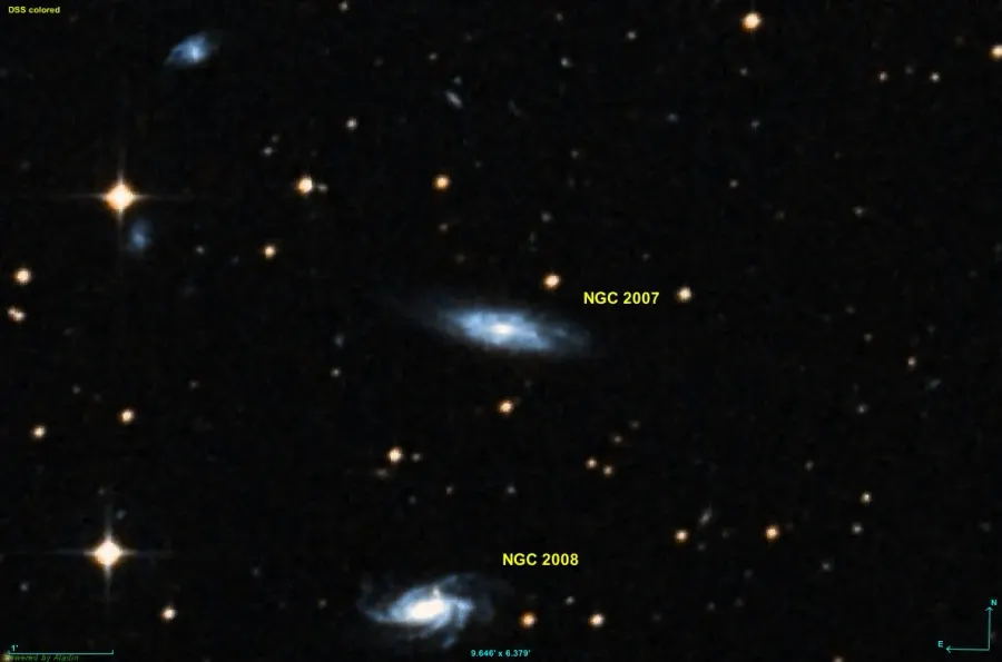 The NGC 2007 card