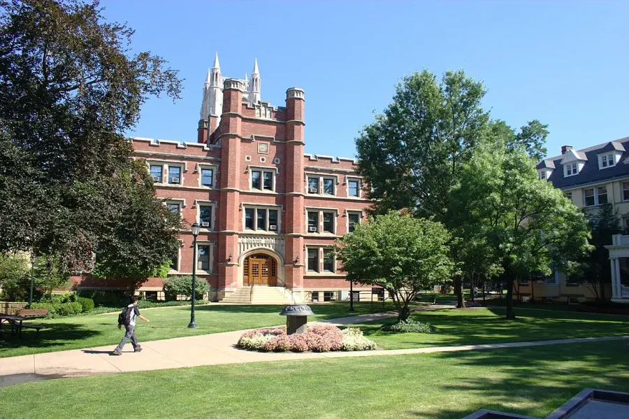 La carte Université Case Western Reserve