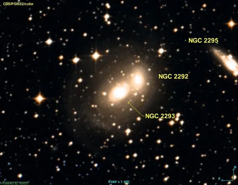 The NGC 2293 card