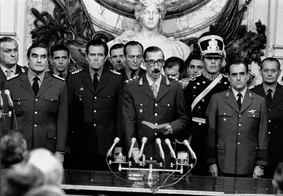 The 1976 Argentine coup d'état card