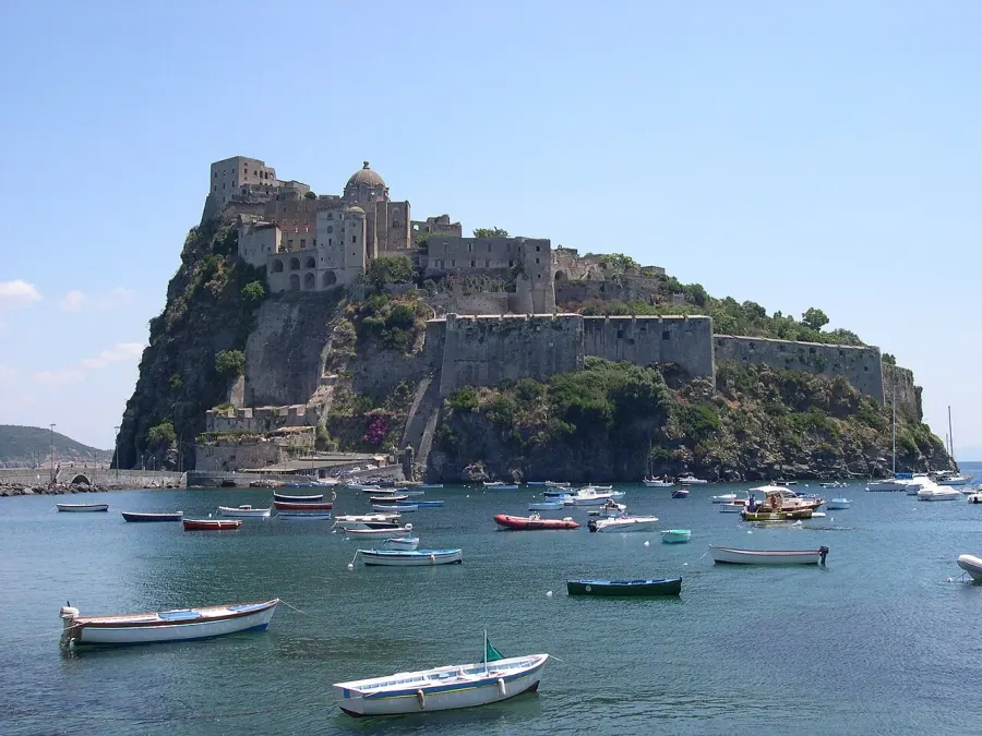 The Aragonese Castle card