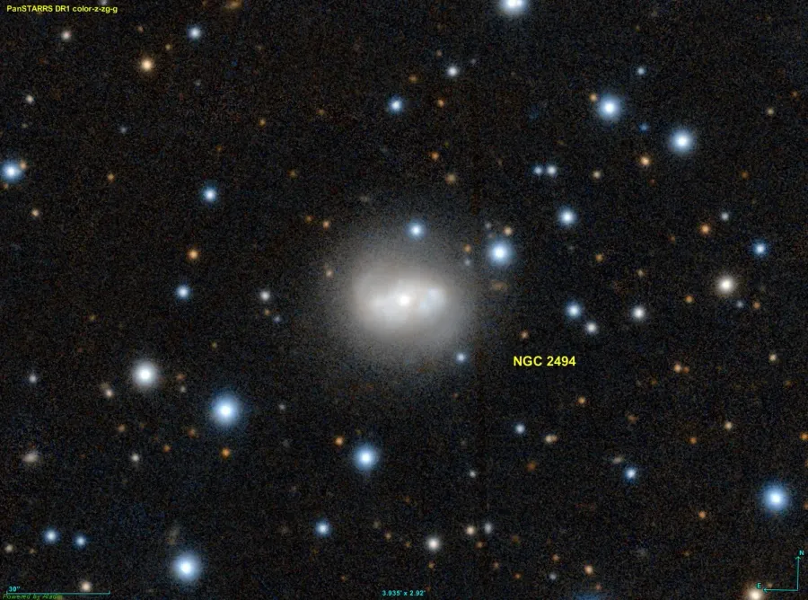 The NGC 2494 card
