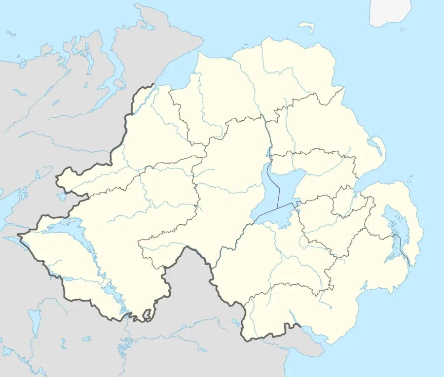 La carte Gouvernement local en Irlande du Nord
