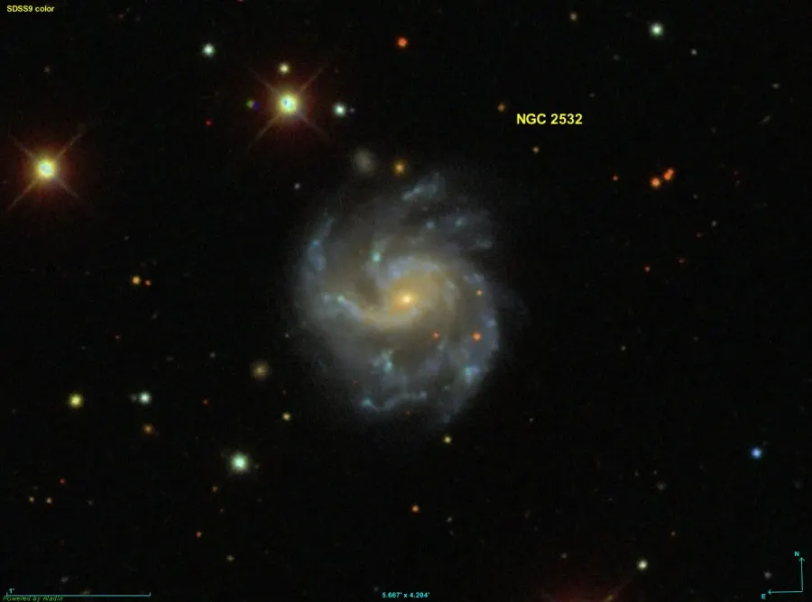 The NGC 2532 card
