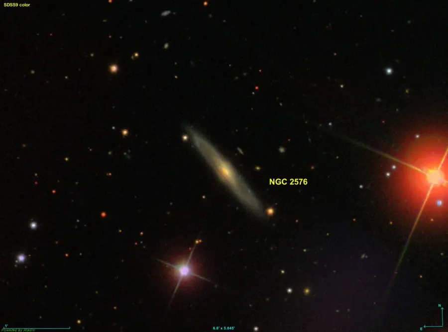 The NGC 2576 card