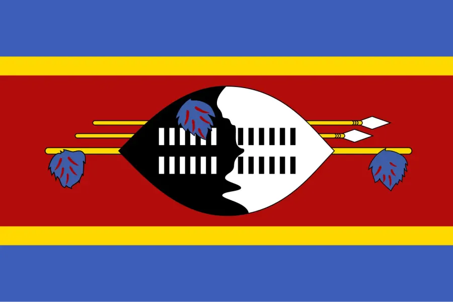La carte Eswatini