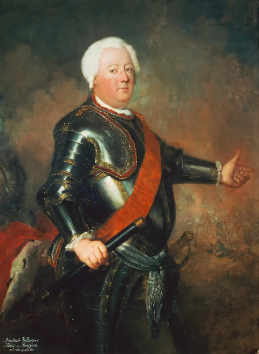 The Frederick William I of Prussia card