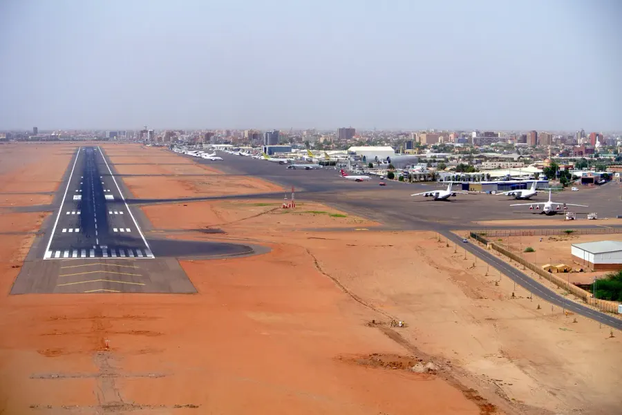 La carte Aéroport international de Khartoum