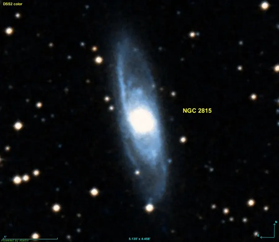 La carte NGC 2815