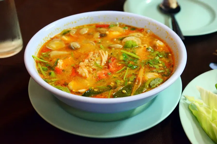 La carte Tom yum