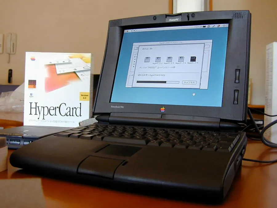 The HyperCard card