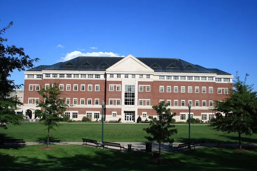 La carte Université d'État du Connecticut central