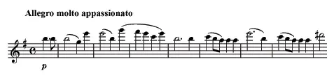 La carte Concerto pour violon no 2 de Mendelssohn