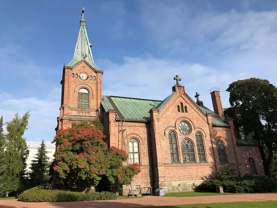 La carte Église de Jyväskylä