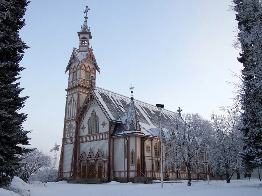 La carte Église de Kajaani