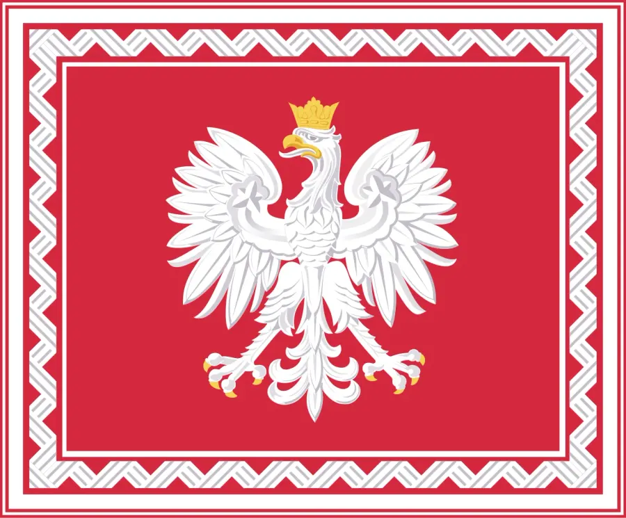 La carte Président de la république de Pologne