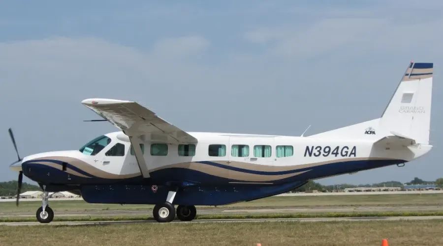La carte Cessna 208 Caravan