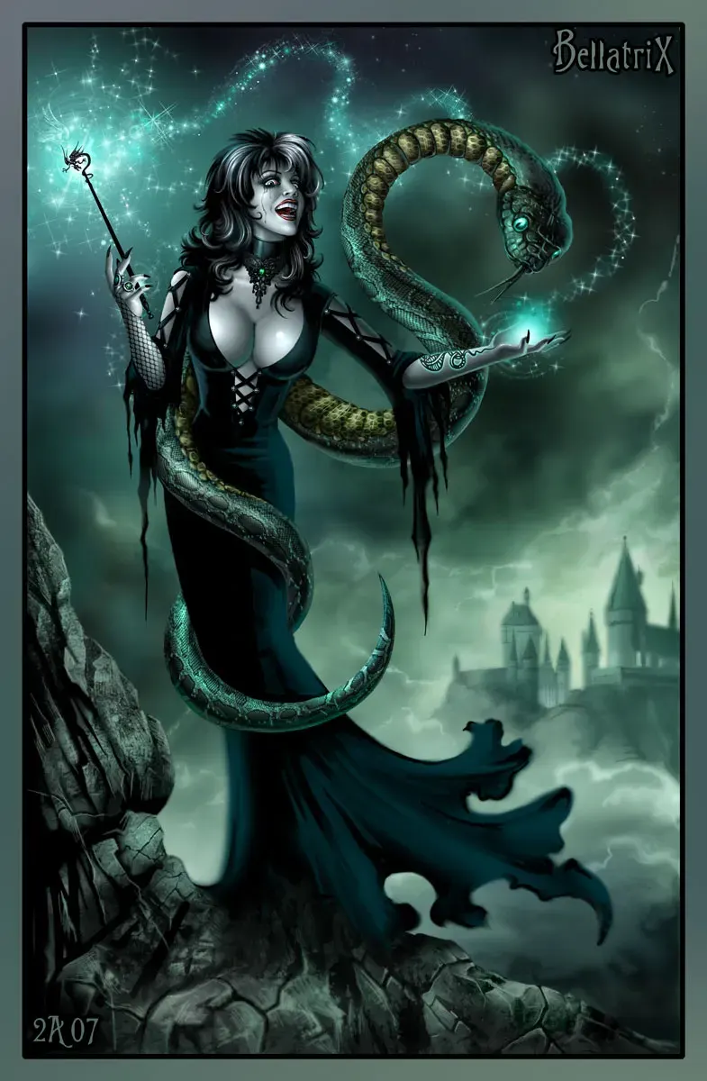 La carte Bellatrix Lestrange