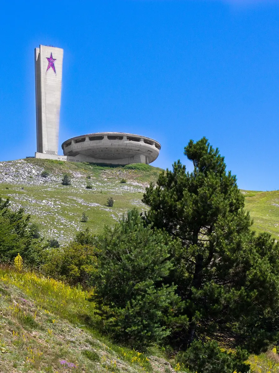 The Buzludzha monument card