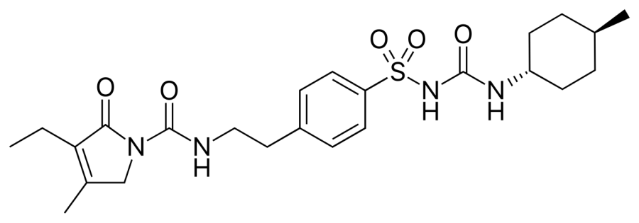 La carte Glimépiride