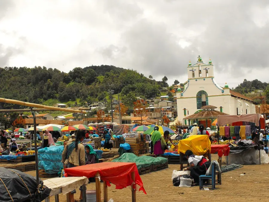 La carte San Juan Chamula