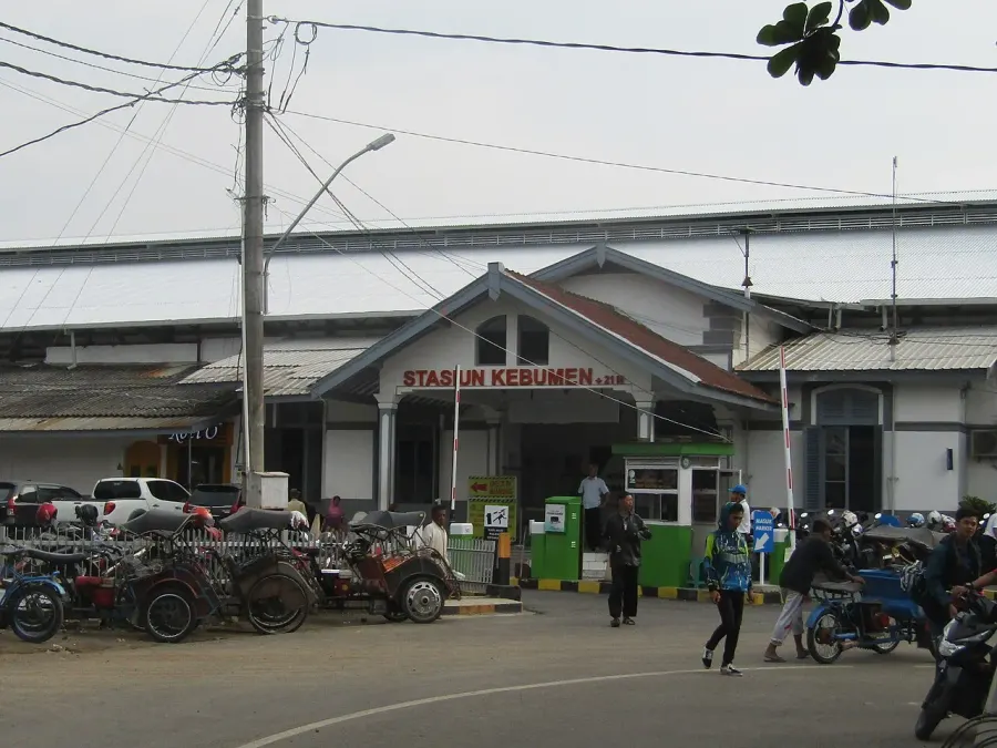 La carte Kabupaten de Kebumen