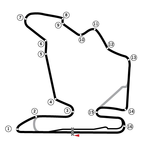 La carte Grand Prix automobile de Hongrie 2021