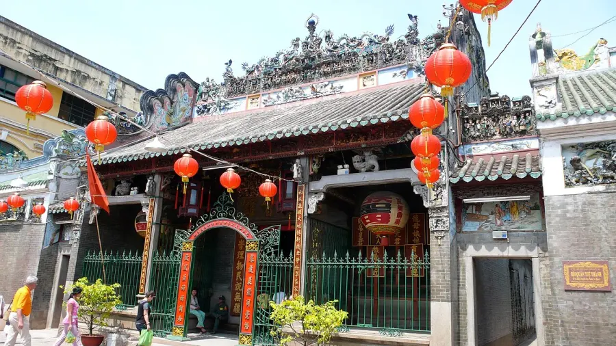 La carte Temple de Bà Thiên Hậu