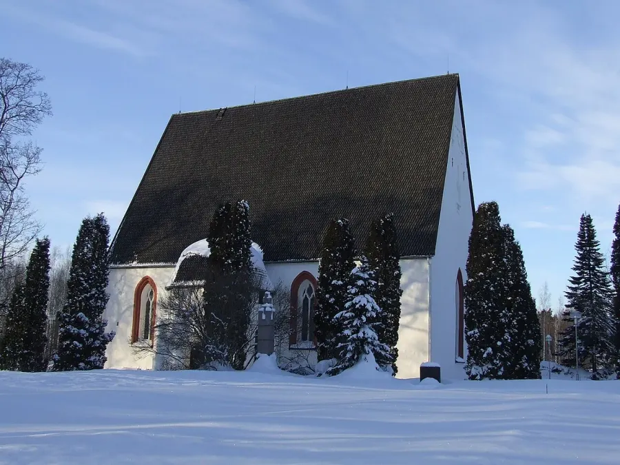 La carte Église de Pyhtää