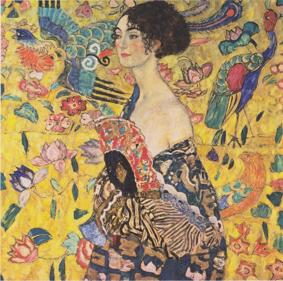 La carte La Femme à l'éventail