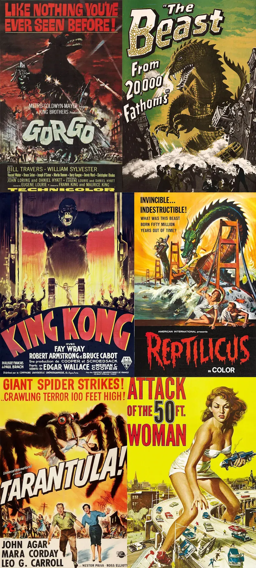 La carte Kaijū