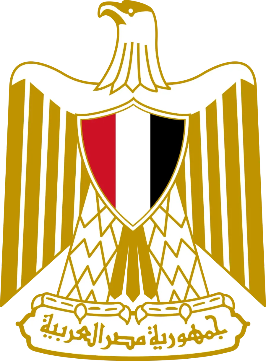 La carte Armoiries de l'Égypte