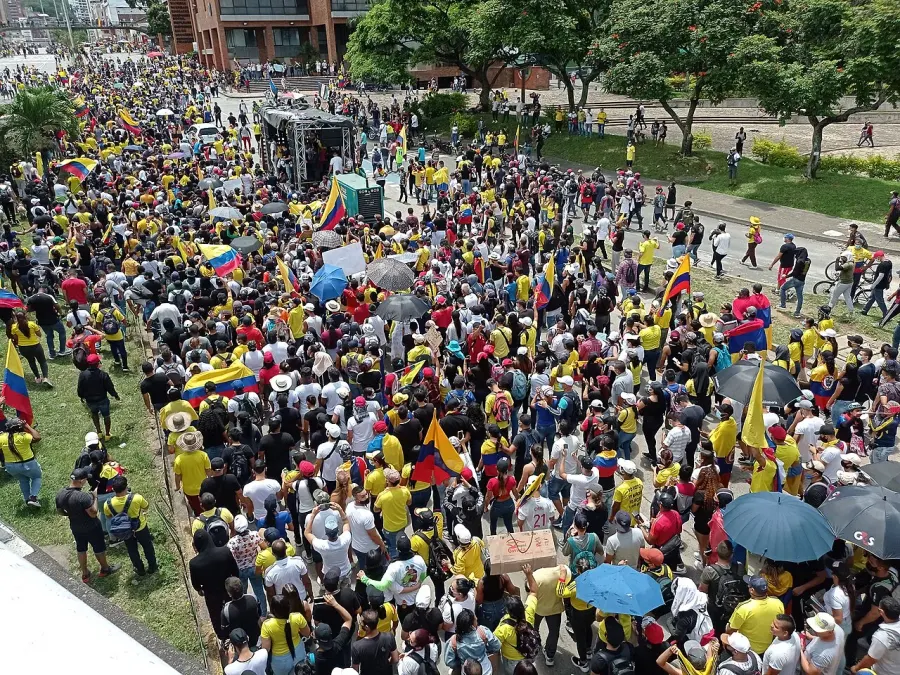 The 2021 Colombian protests card