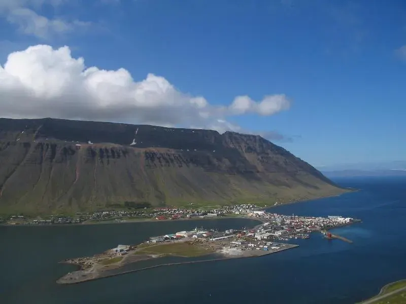 La carte Ísafjörður