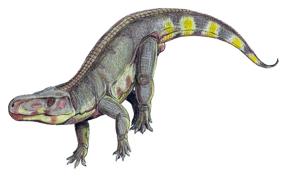 La carte Rauisuchia