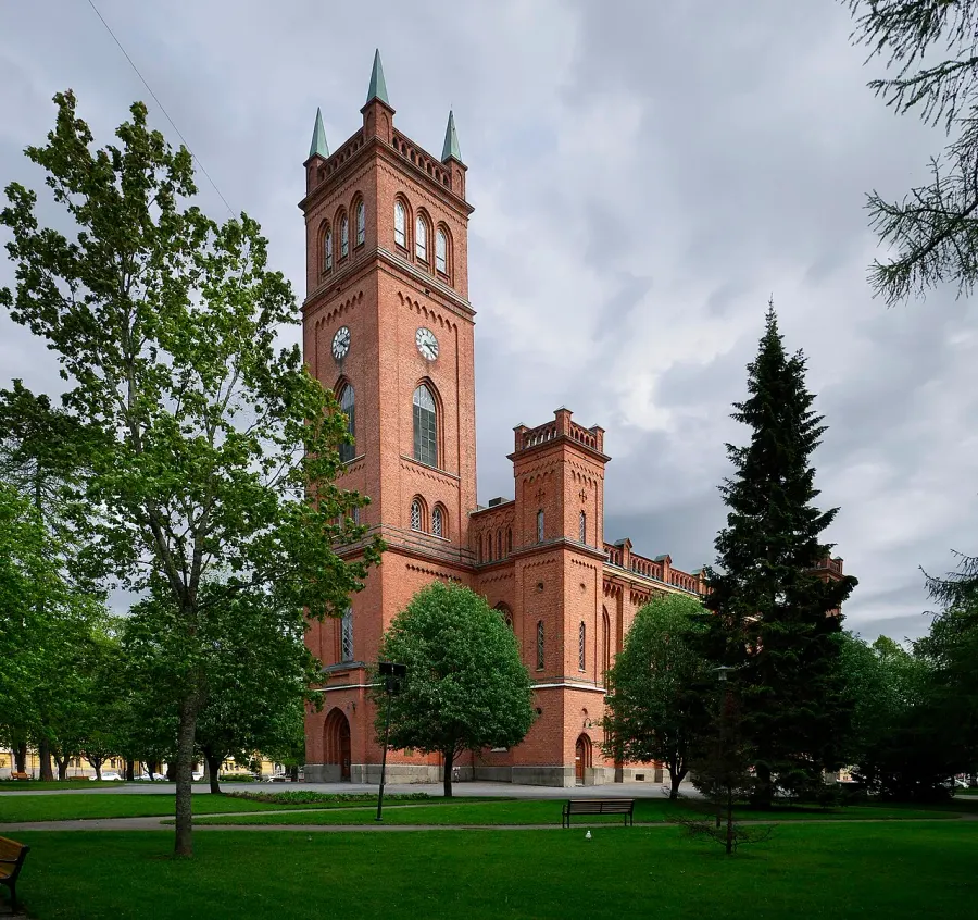 La carte Église de la Sainte-Trinité de Vaasa