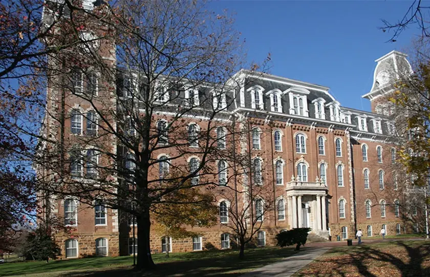 La carte Université de l'Arkansas
