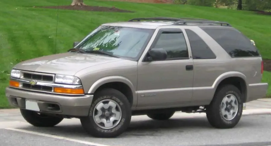 The Chevrolet S-10 Blazer card
