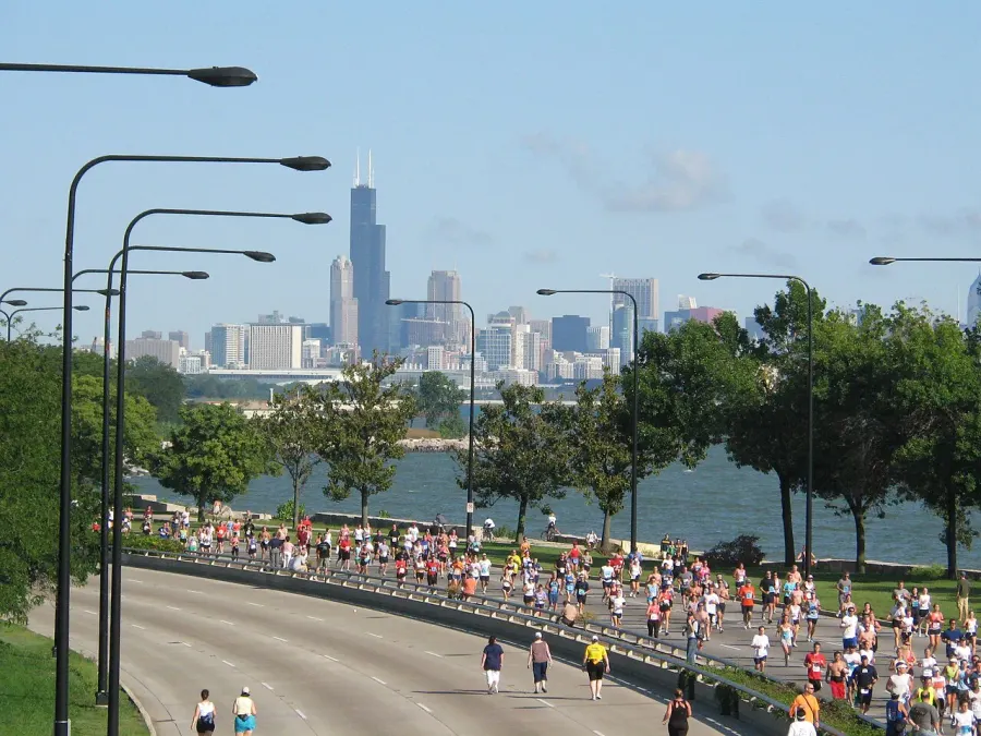 The Chicago Marathon card