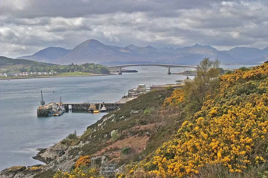 La carte Île de Skye