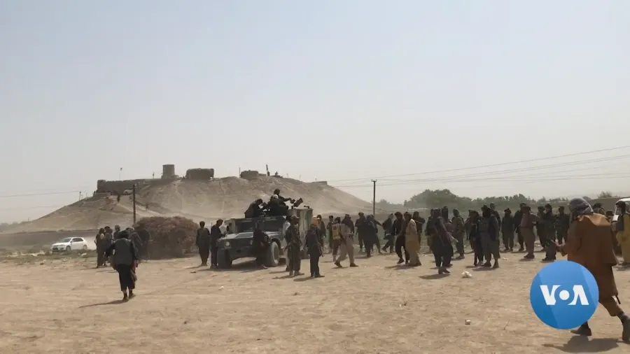 La carte Offensive des talibans de 2021