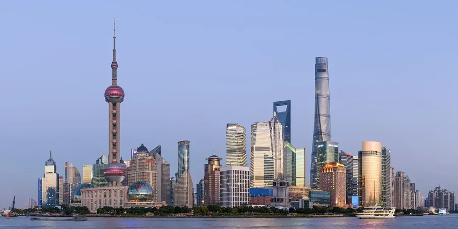 La carte Lujiazui
