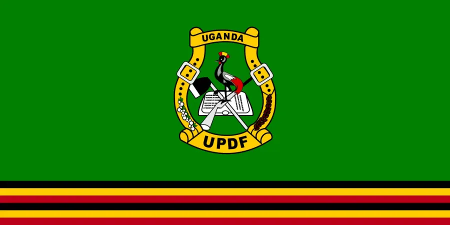 La carte Force de défense du peuple ougandais