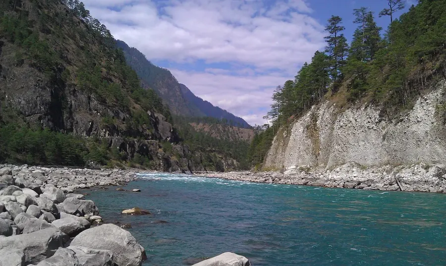 The Lohit River card